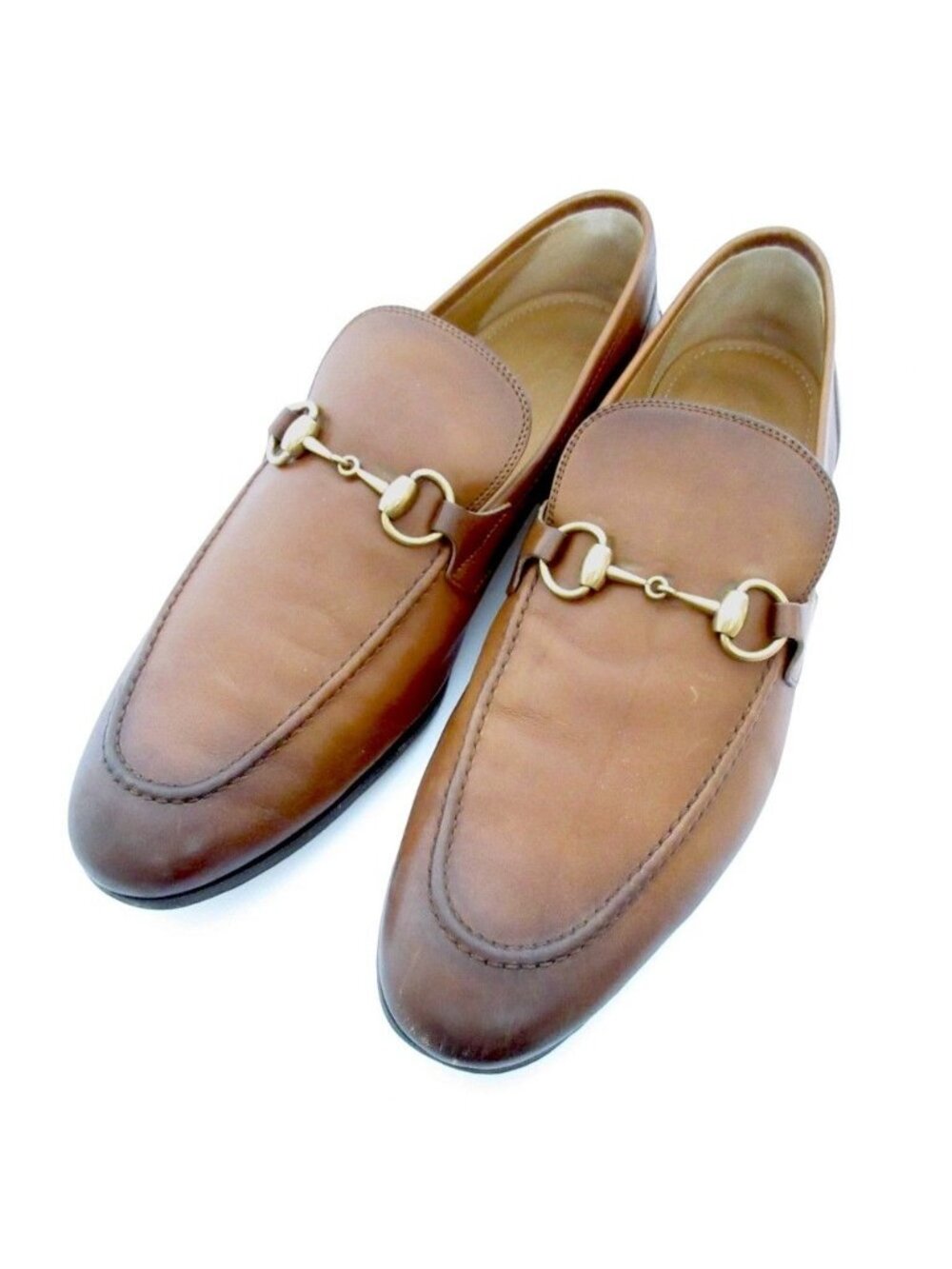 Gucci Jordaan Horsebit Loafers Shoes Brown Spring Summer Fall Winter